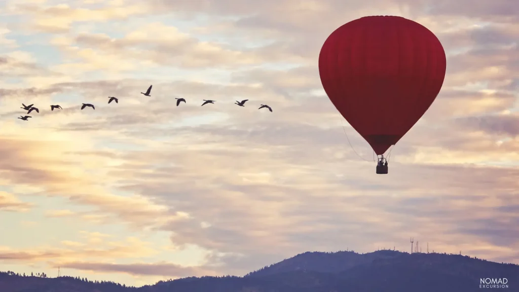 hot air balloon ride marrakech